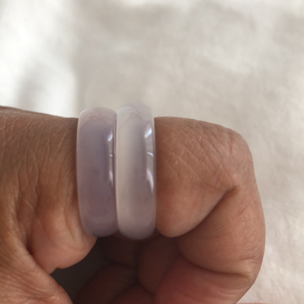 Pink stone stacked ring - Picture 3 of 5